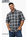 1000 S/S Plaid Color Base : Dark Grey-White